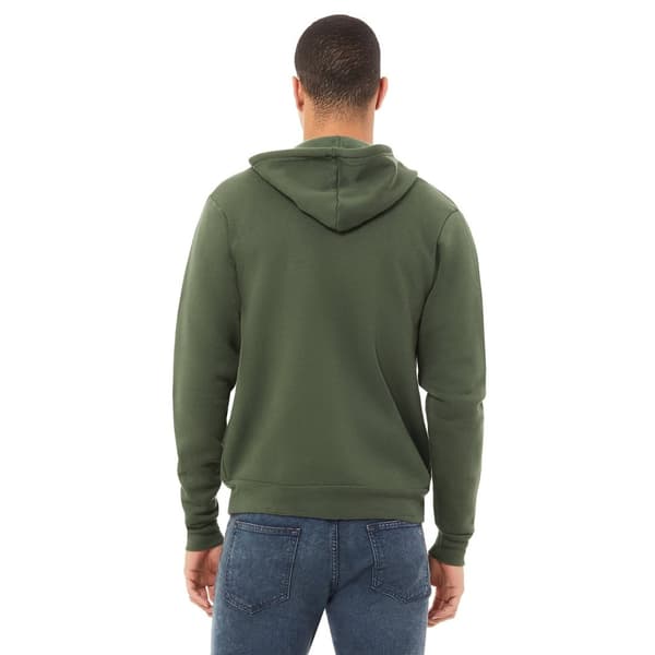 Bella + Canvas Adults Unisex Full Zip Hoodie