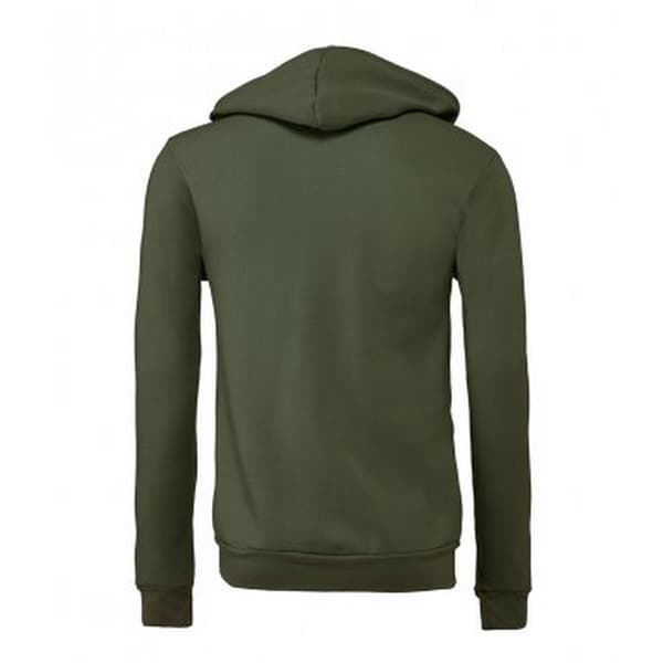 Bella + Canvas Adults Unisex Full Zip Hoodie