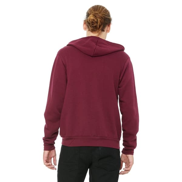 Bella + Canvas Adults Unisex Full Zip Hoodie