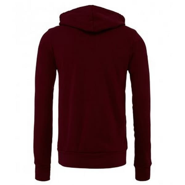 Bella + Canvas Adults Unisex Full Zip Hoodie
