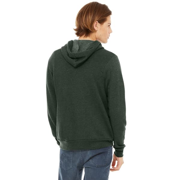 Bella + Canvas Adults Unisex Full Zip Hoodie