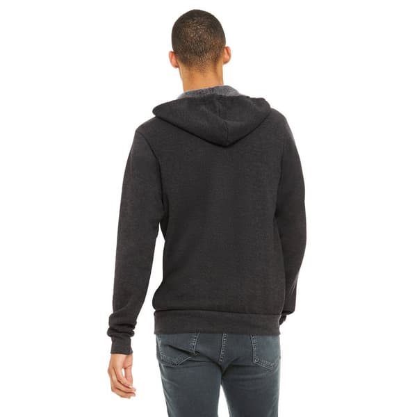 Bella + Canvas Adults Unisex Full Zip Hoodie