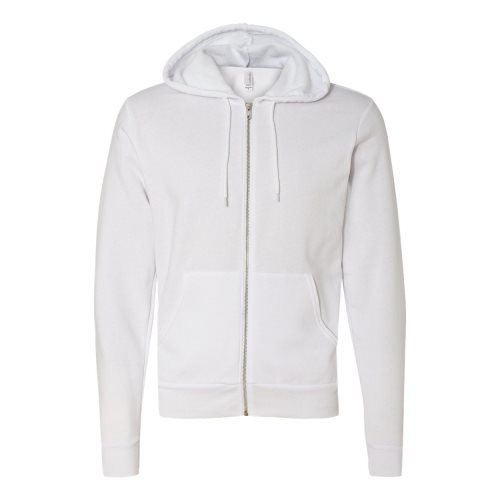 Bild av Bella + Canvas Vuxna Unisex Hoodie med full dragkedja