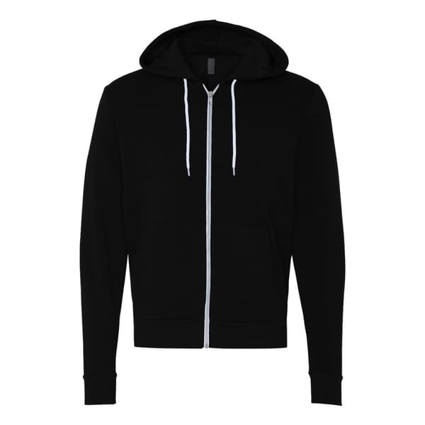 Bella + Canvas Adults Unisex Full Zip Hoodie