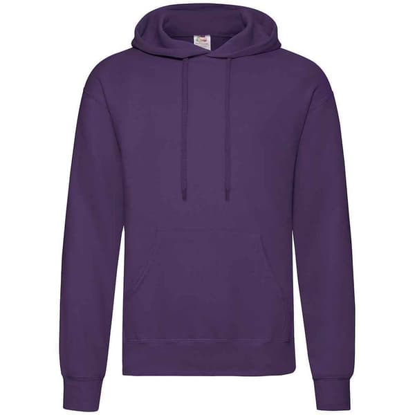Fruit Of The Loom Adults Unisex Classic Hooded Sweatshirt