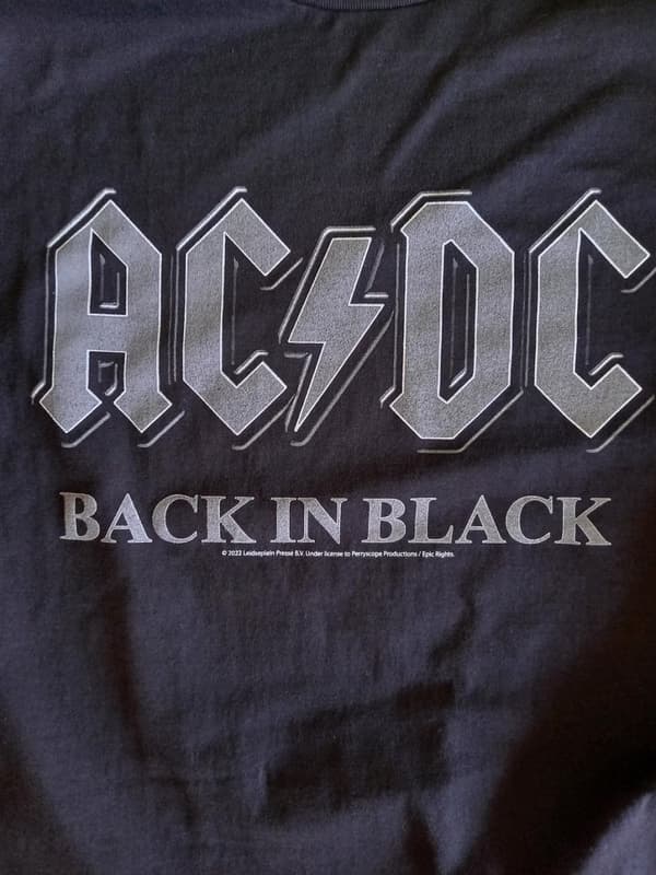 Ac/Dc Back In Black Mens Hoodie Hoodie