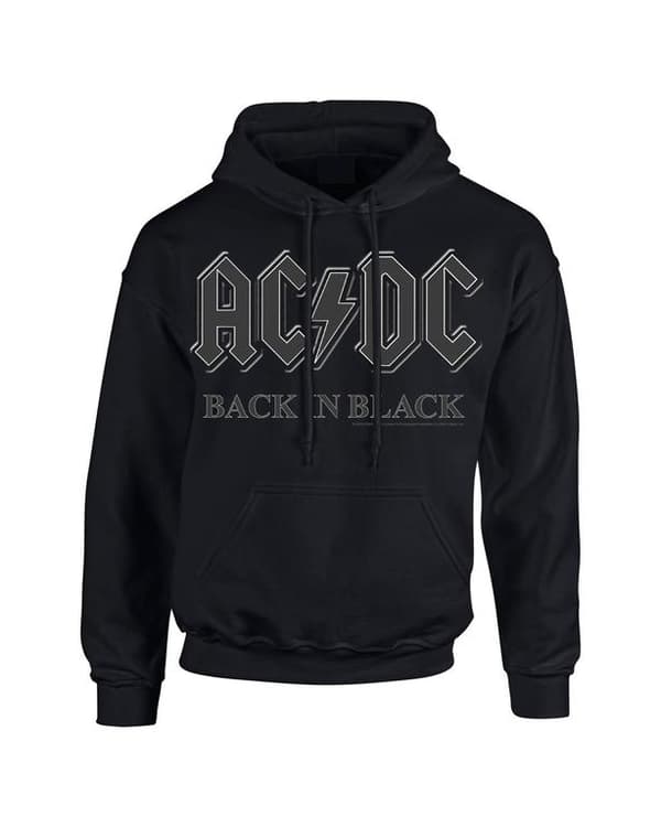 Ac/Dc Back In Black Mens Hoodie Hoodie