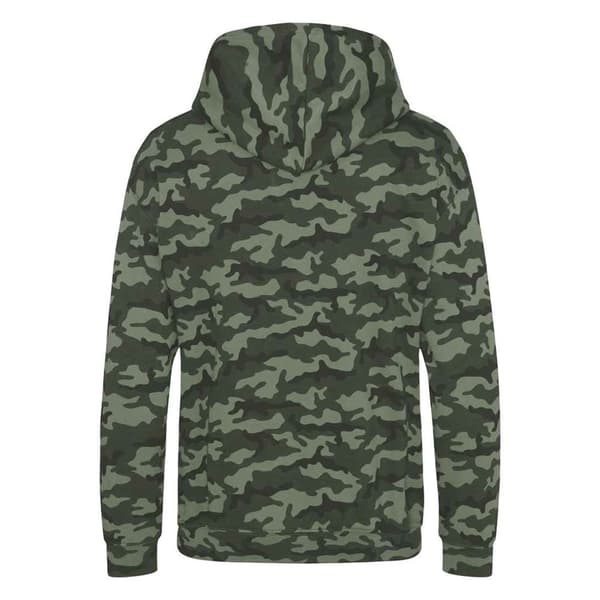 Awdis Camo hættetrøje til børn/børn