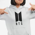 Miniatyrbild 3 av 10: BTS stil grå huvtröja barn K-pop SUGA sweatshirt tröja t-shirt