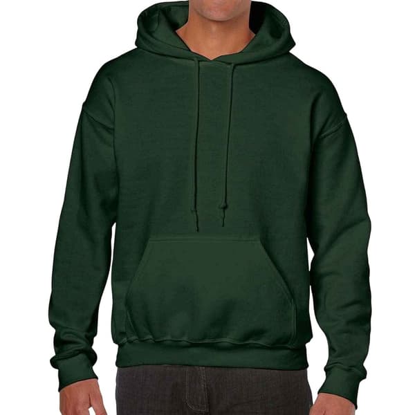 Gildan Mens Hoodie Forest Green XL