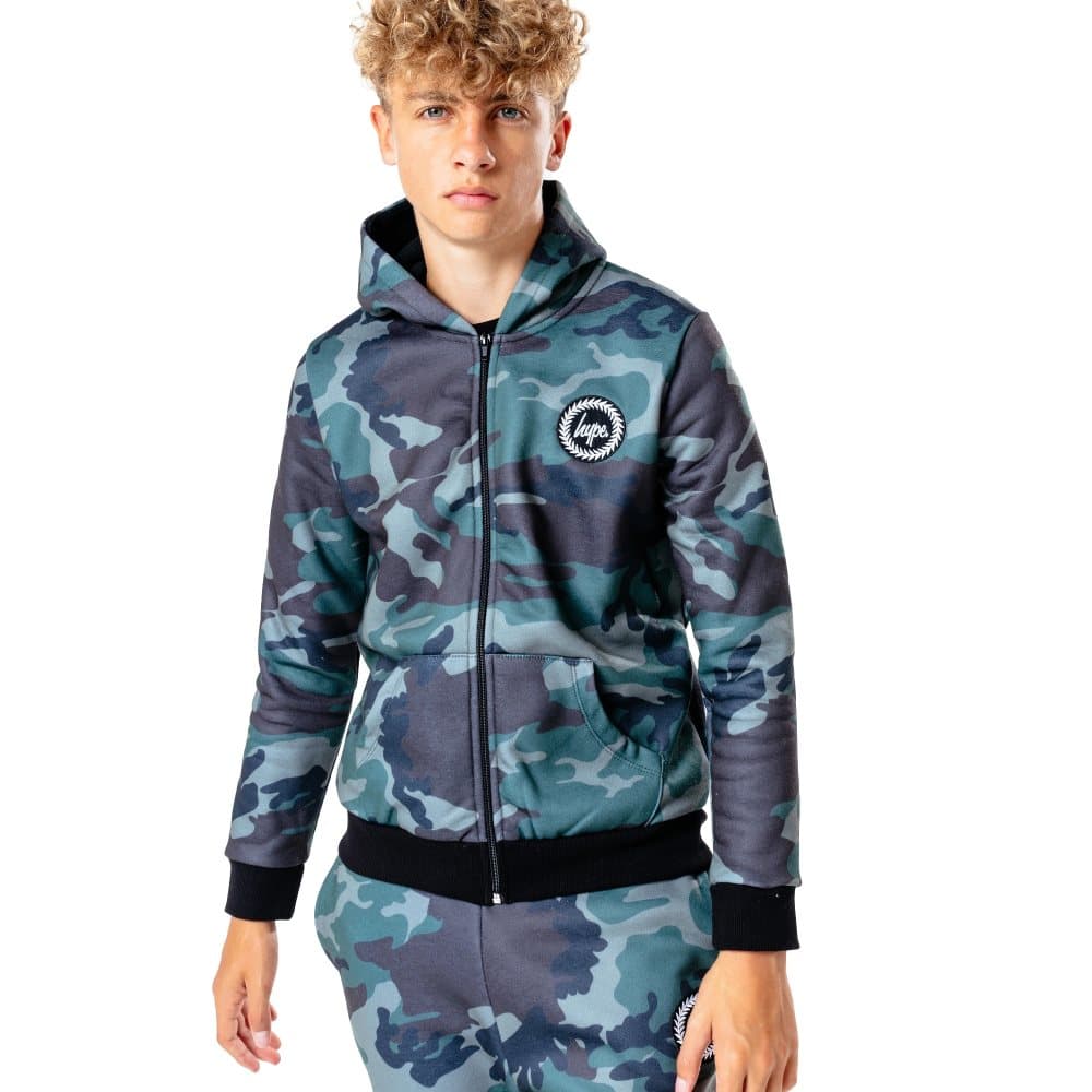 Hype Barn- / barnkollektionströja med camo
