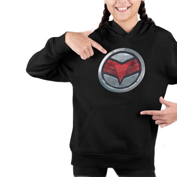 Marvel Girls The Falcon Emblem Hoodie