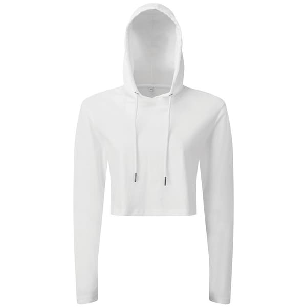 TriDri Kvinnor/Damer Cropped långärmad T-Shirt