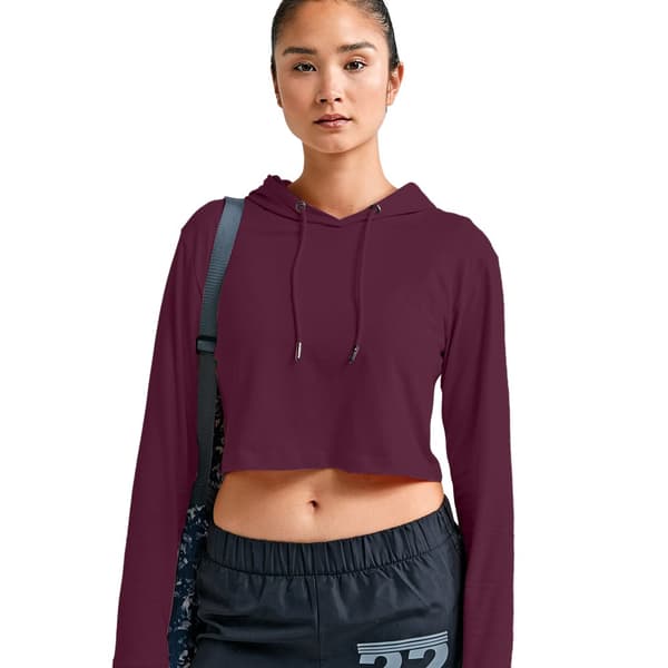 TriDri Kvinnor/Damer Cropped långärmad T-Shirt