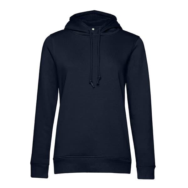 B&C Kvinnor/Damer Organic Hoodie Navy Blue M