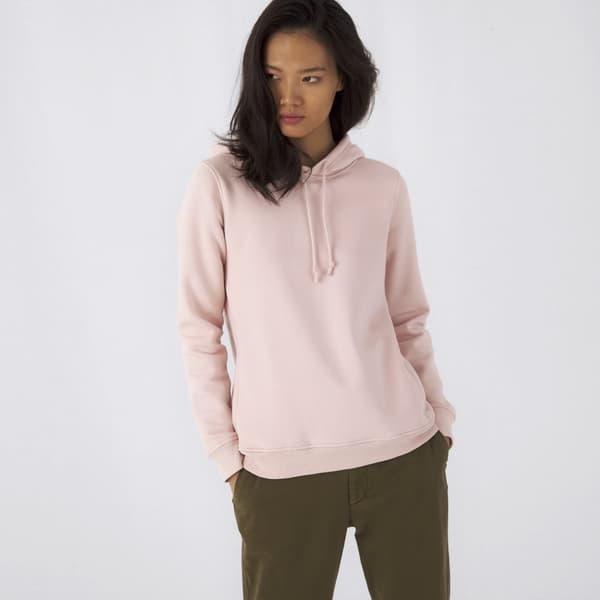 B&C Kvinnor/Damer Organic Hoodie