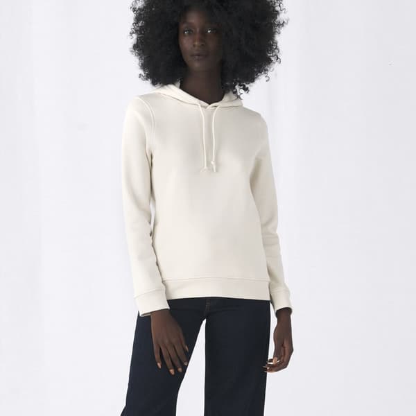 B&C Kvinnor/Damer Organic Hoodie
