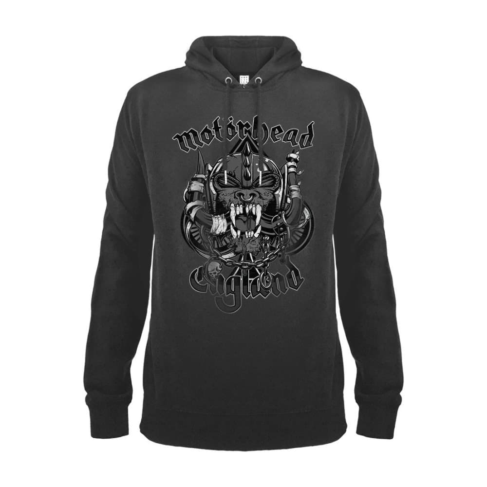 Amplified Unisex vuxen Snaggeltooth Crest Motorhead Hoodie för vuxna