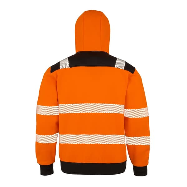 Result Genuine Recycled Mens Robust Safety Zipped Hoodie
