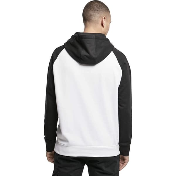 Build Your Brand Mens Basic Raglan Hoodie