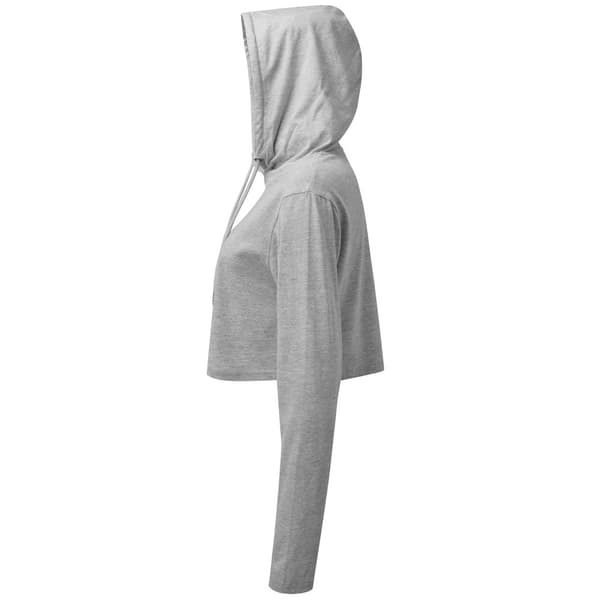 TriDri Dame/kvinde Heather Cropped langærmet T-shirt