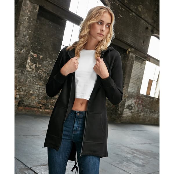 Build Your Brand Sweat Parka til kvinder/damer