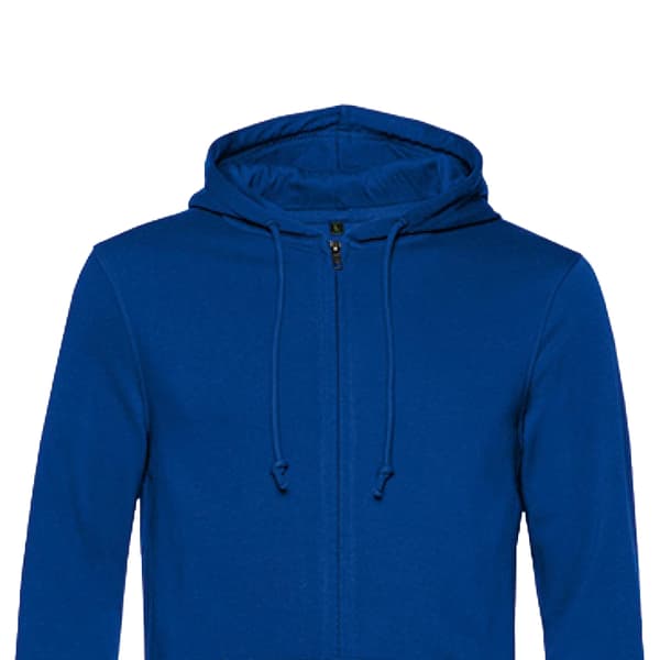 B&C Mens Organic Zipped Hoodie