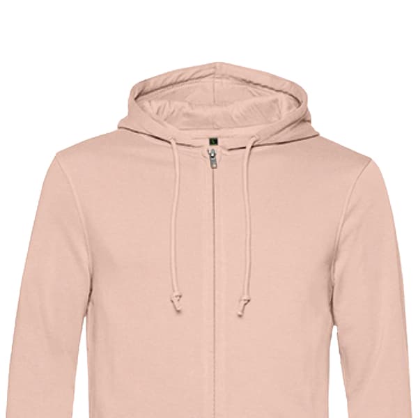 B&C Mens Organic Zipped Hoodie