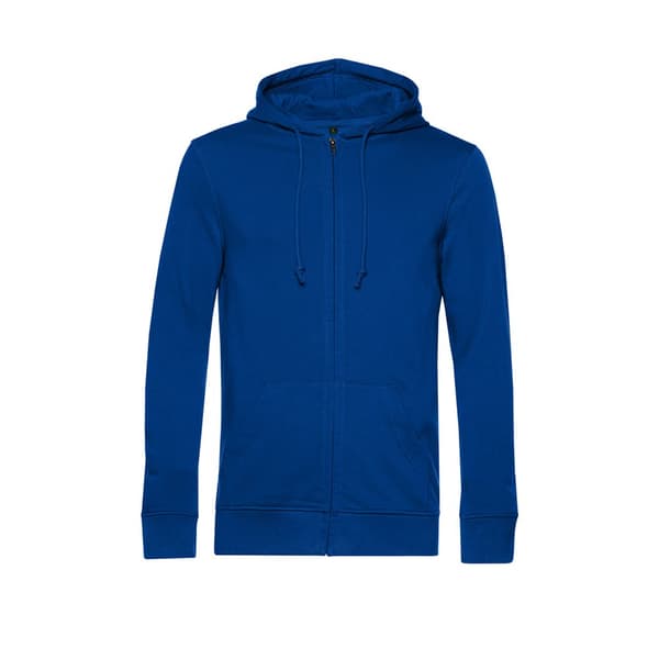 B&C Mens Organic Zipped Hoodie