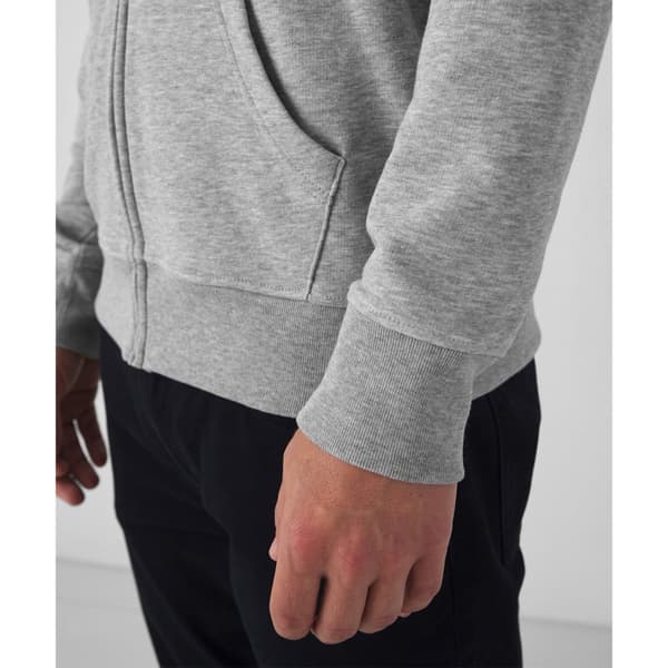 B&C Mens Organic Zipped Hoodie