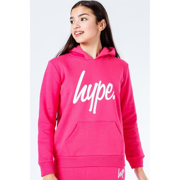 Hype Barn/Kids Script Hoodie Pink 9-10 Years