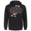 Miniatyrbillede 1 af 2: Star Wars Herre The Last Jedi Badges hættetrøje