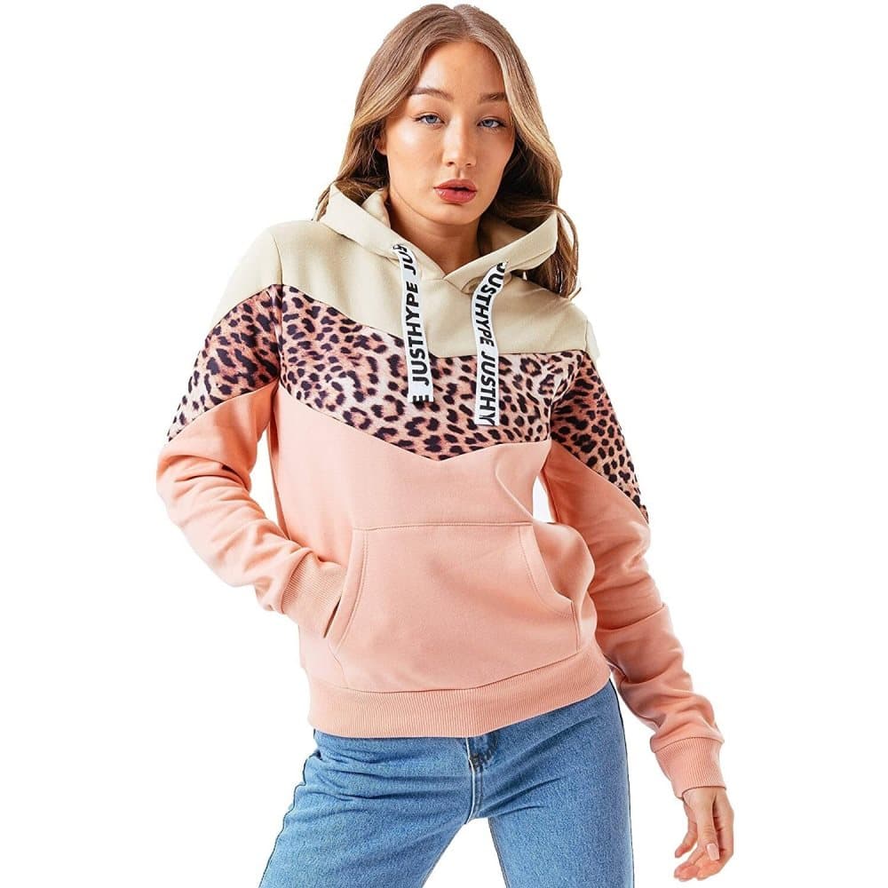 Hype Kvinnor/Damer Leopard Hoodie