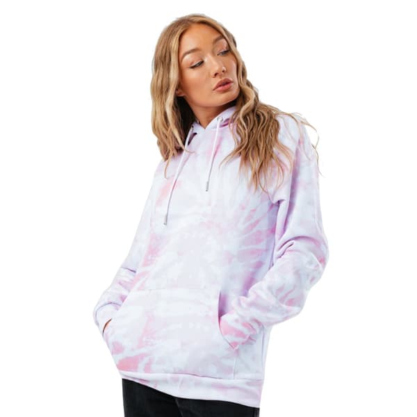 Hype Kvinnor/Damer Tie Dye Pullover Hoodie Pink 12 UK