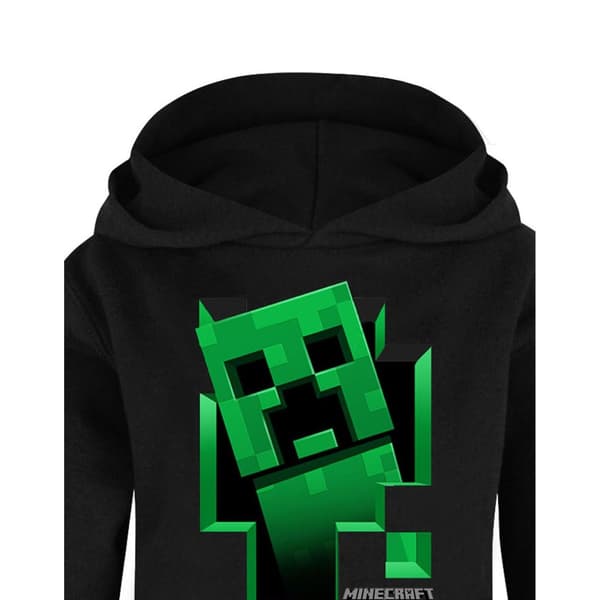 Minecraft Childrens/Kids Inside Creeper Hoodie