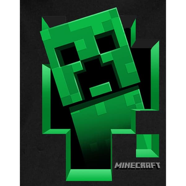 Minecraft Childrens/Kids Inside Creeper Hoodie