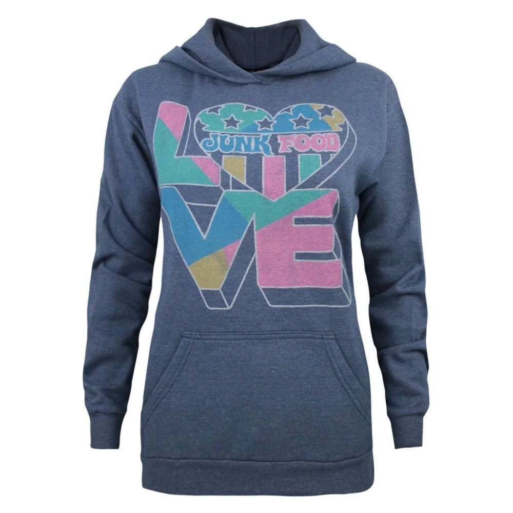 Junk Food Kvinnor/Damer älskar skräpmat Hoodie