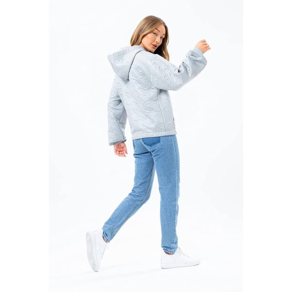 Hype Kvinnor/Damer Quilted Draped Sleeve Pullover Hoodie med draperad ärm