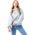 Miniatyrbild 1 av 3: Hype Kvinnor/Damer Quilted Draped Sleeve Pullover Hoodie med draperad ärm