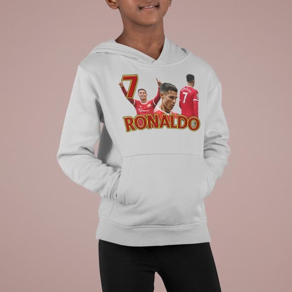 Ronaldo Huvtröja  Ask Hoodie retur till Manchester United