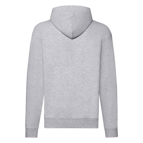 Fruit of the Loom Mens Classic Heather Hoodie med dragkedja