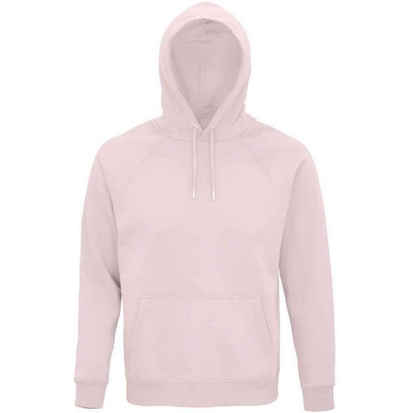SOLS Unisex Stellar Organic Hoodie för vuxna Pale Pink 3XL