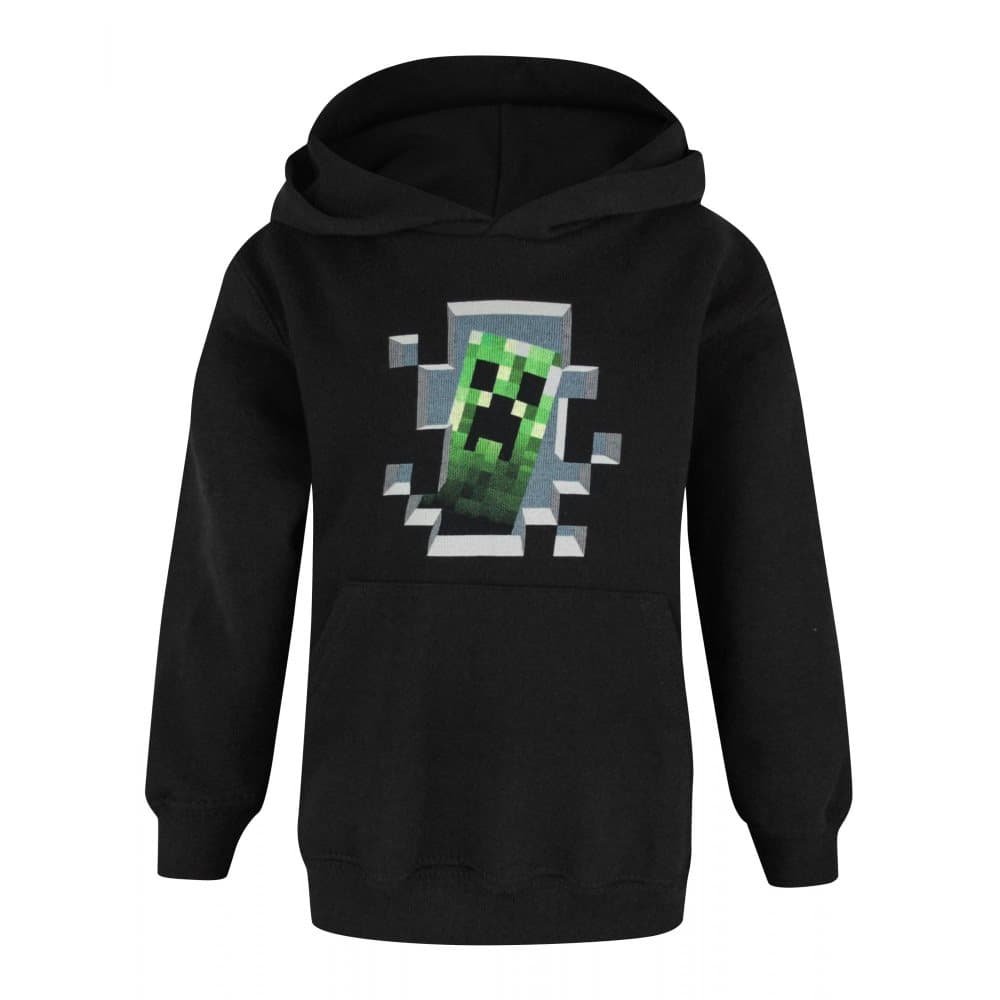 Minecraft Pojkar Inside Creeper Hoodie