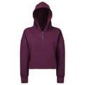 Miniatyrbild 1 av 2: TriDri Kvinnor/Damer Half Zip Hoodie med halva dragkedjan