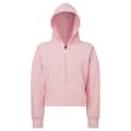 Miniatyrbillede 1 af 2: TriDri Kvinder/damer Half Zip Hoodie med halv lynlås