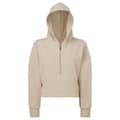 Miniatyrbild 1 av 2: TriDri Kvinnor/Damer Half Zip Hoodie med halva dragkedjan