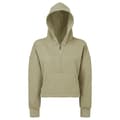 Miniatyrbild 1 av 2: TriDri Kvinnor/Damer Half Zip Hoodie med halva dragkedjan