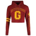 Miniatyrbillede 1 af 2: Harry Potter Kvinder/damer College Gryffindor Crop Hoodie