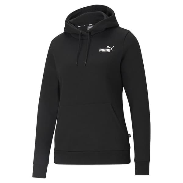 Puma Kvinnor/Damer ESS Logo Hoodie Black XS