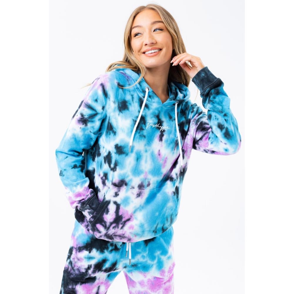 Hype Kvinnor/Damer Tie Dye Hoodie